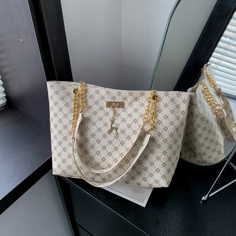 Zoe™ Grote Shopper Tas – Stijlvolle Print & Ruim