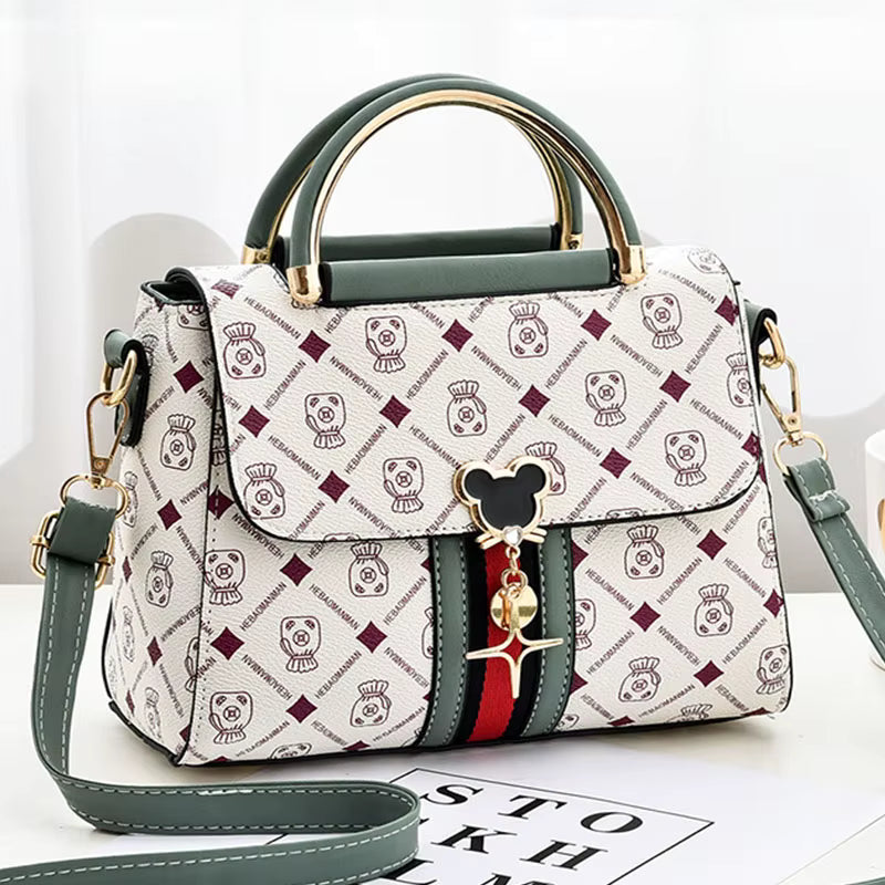 Mia™ Stijlvolle Handtas – Trendy Print & Veelzijdig