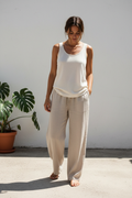 Casual Linnen Broek